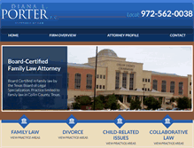 Tablet Screenshot of collincountydivorce.com